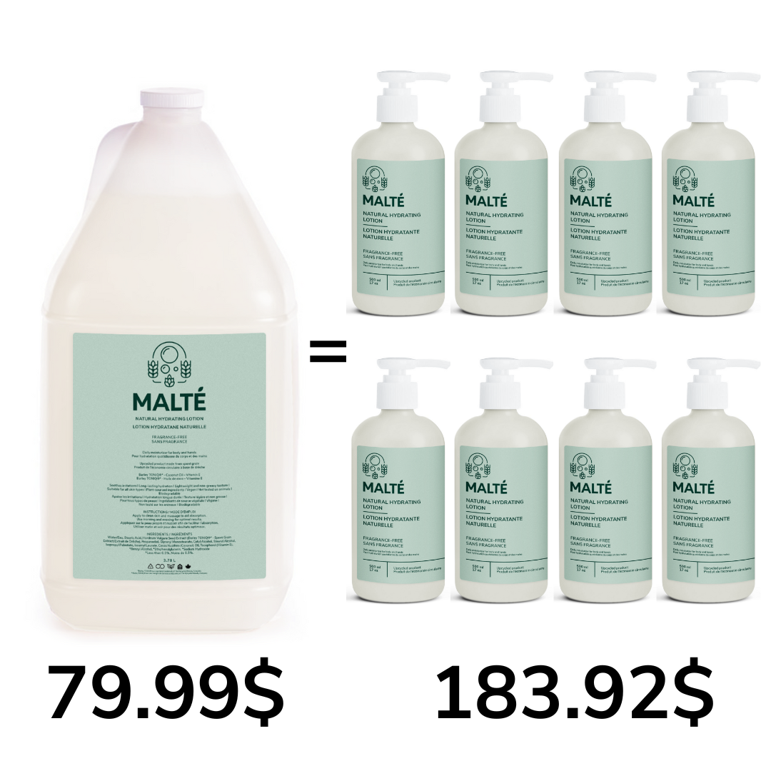 Lotion hydratante naturel (sans fragrance) - 3.78L