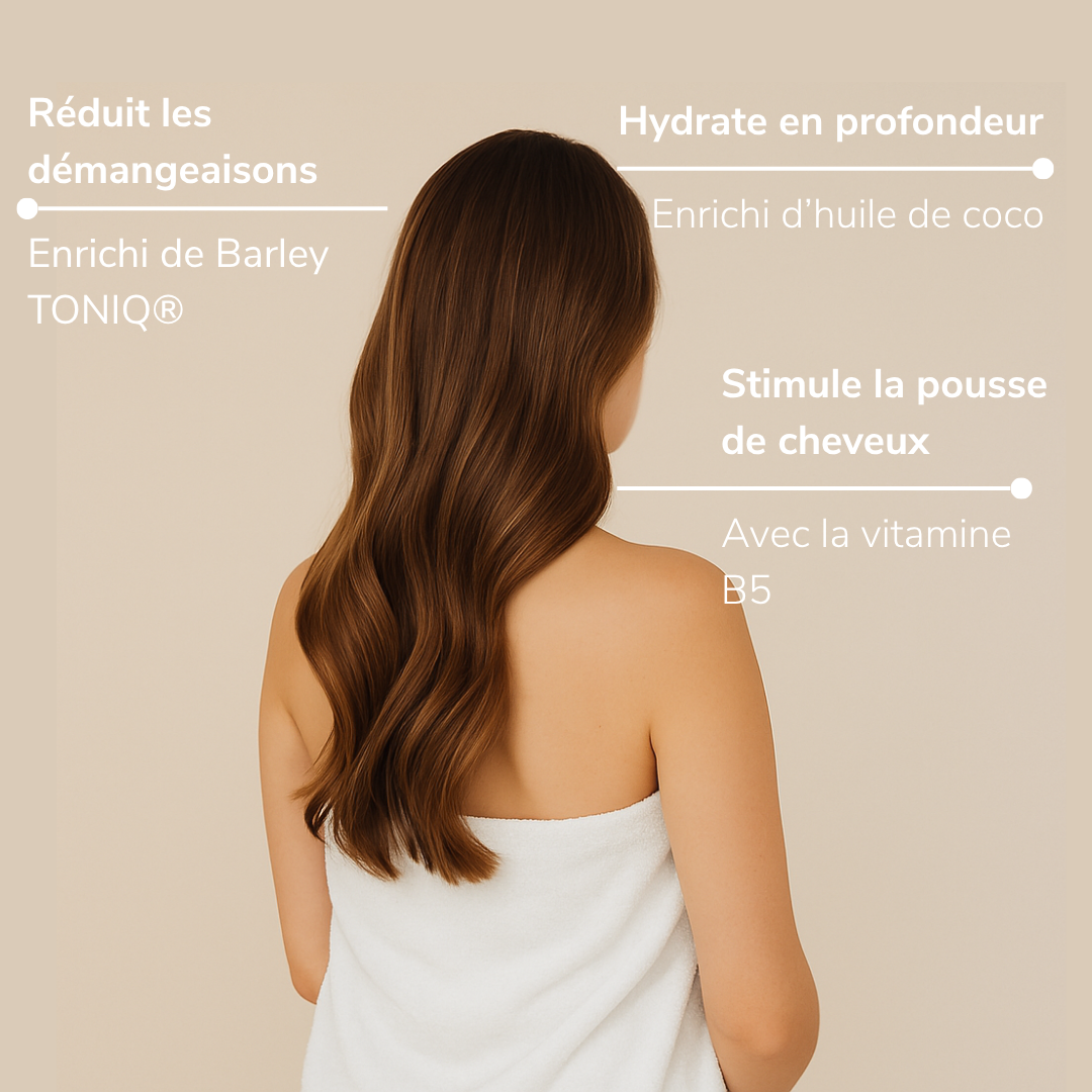 Natural unisex moisturizing and detangling conditioner bar - Cucumber & Pomelo