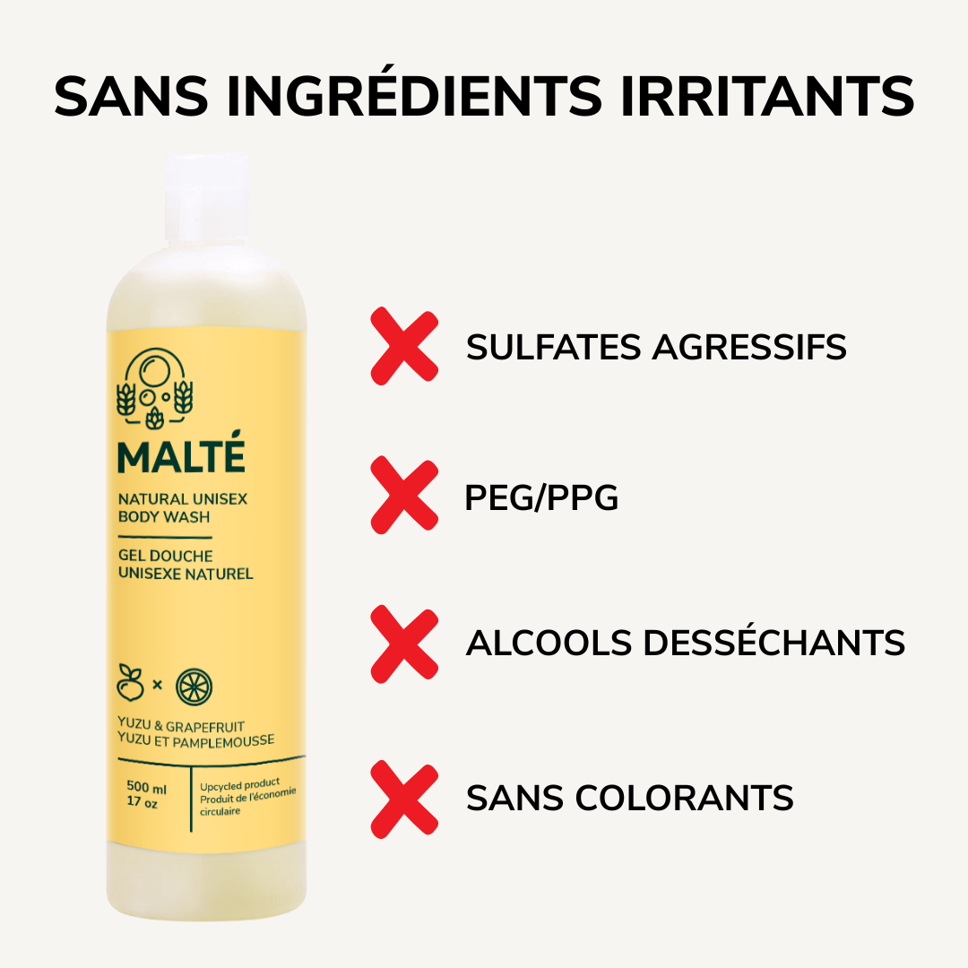Natural Unisex Body Wash - Yuzu and Grapefruit