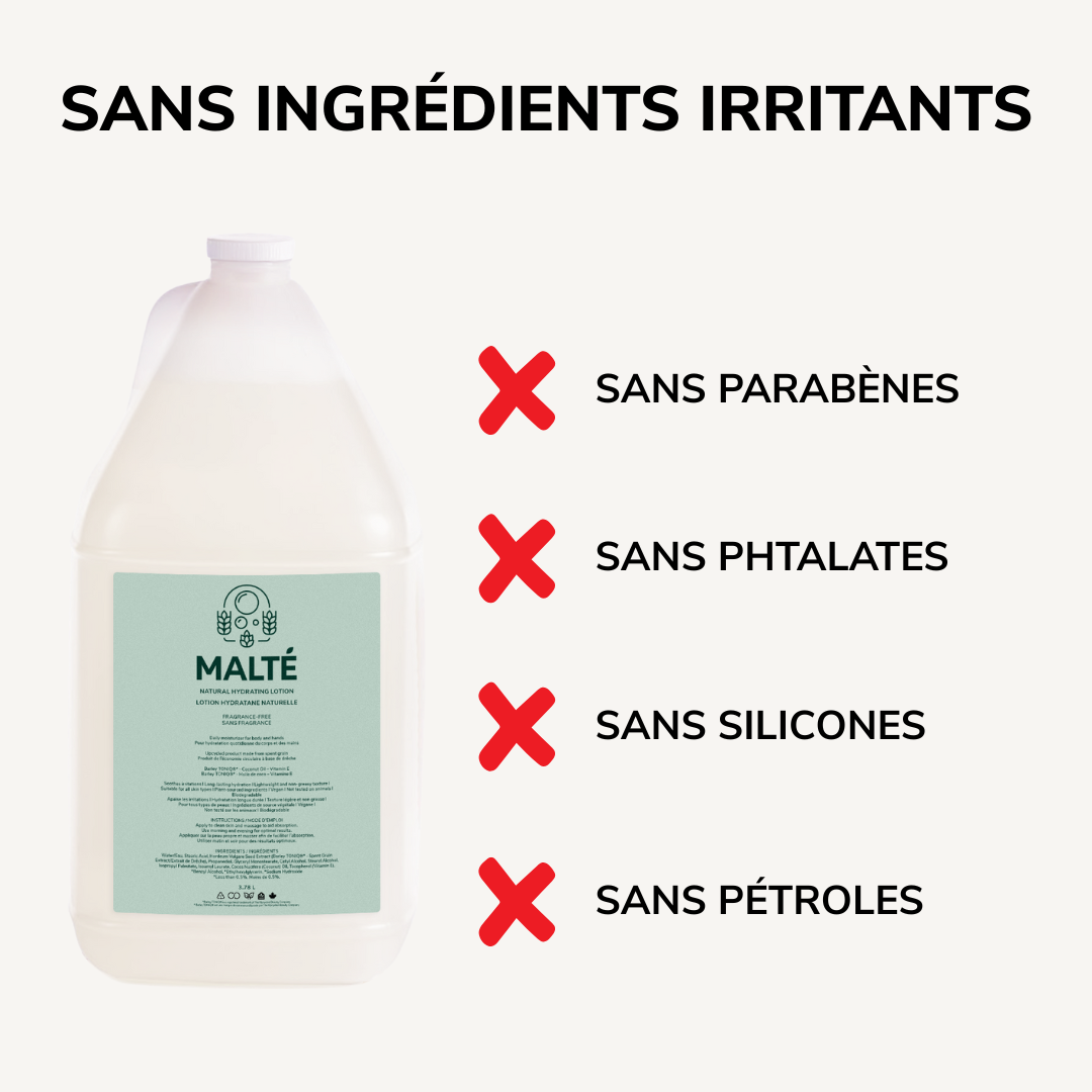 Lotion hydratante naturel (sans fragrance) - 3.78L