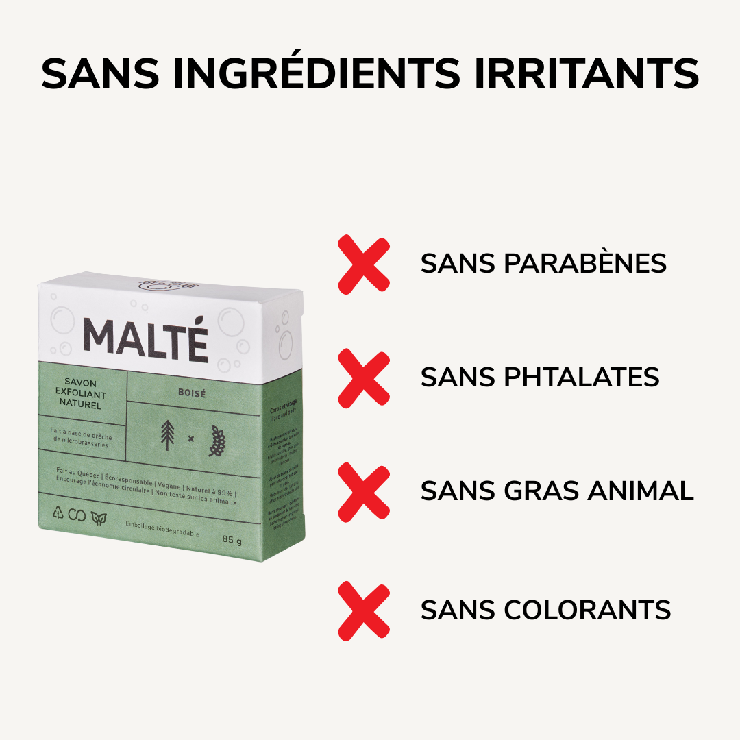 Savons hydratants et exfoliants - Offre