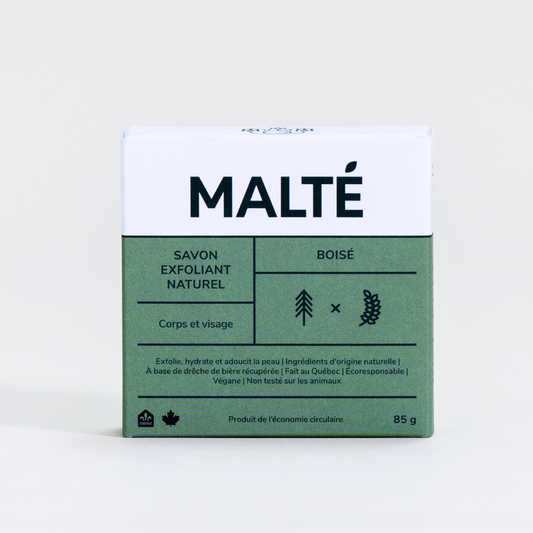 Natural exfoliating and moisturizing soap - Scented Wood