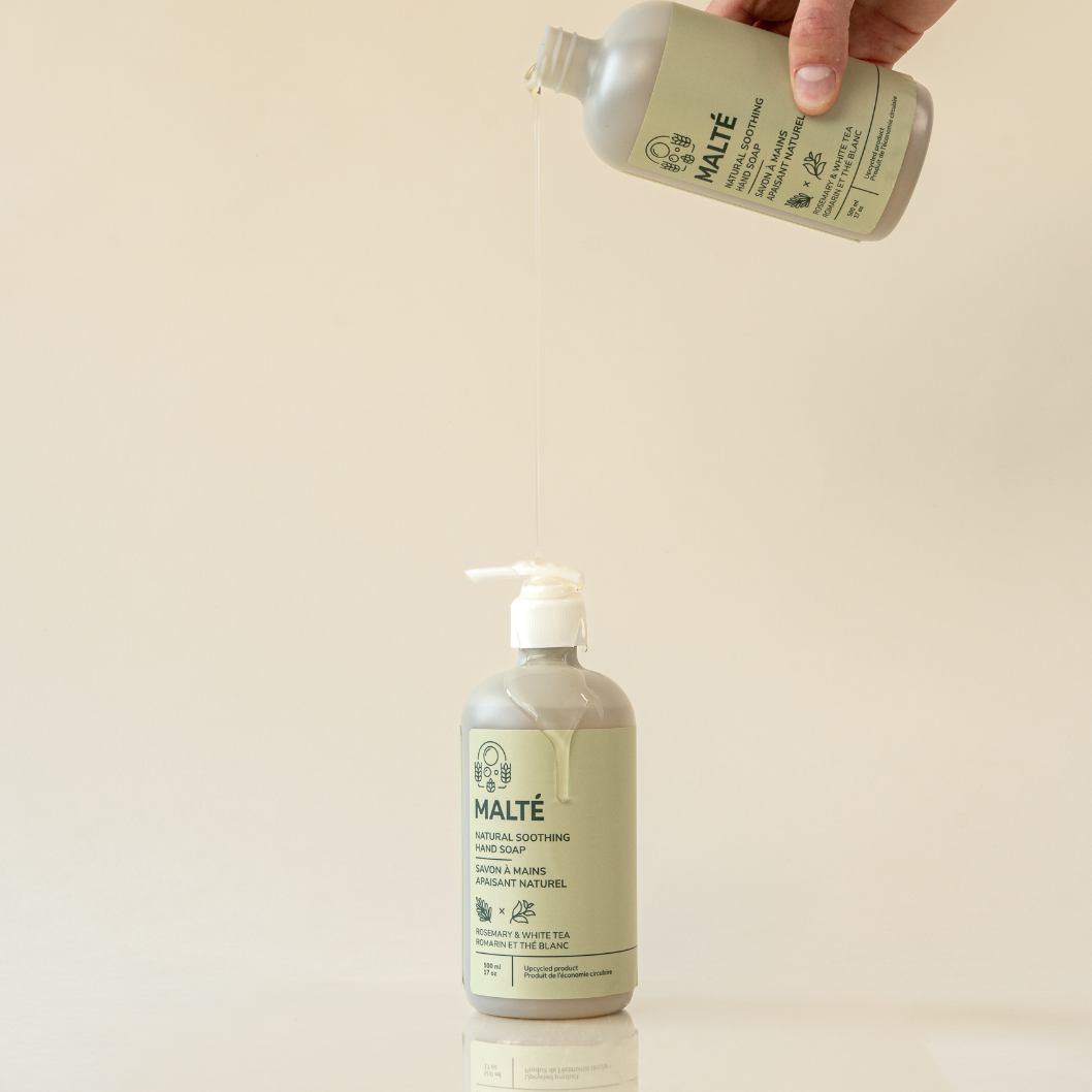 Savon à mains Naturel - Romarin et Thé Blanc