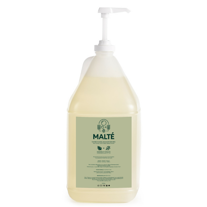 savon-mains-romarin-the-blanc-3.78L-mouvement-malte