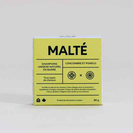 Hydrating and Soothing Natural Unisex Shampoo Bar - Cucumber & Pomelo