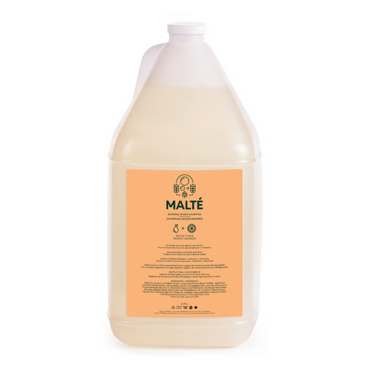 Hydrating and volumizing natural unisex shampoo (Pear & Citrus) - 3.78L