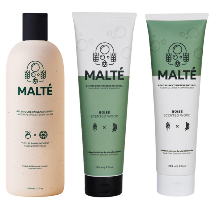 Trio naturel fortifiant - Gel douche Yuzu et Pamplemousse
