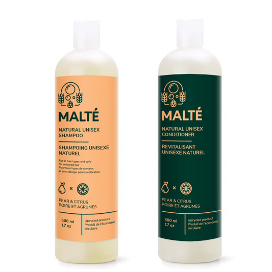 Duo Shampoing et Revitalisant naturels - Poire et Agrumes