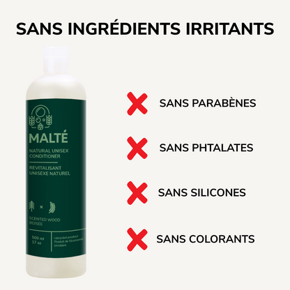 Duo Shampoing et Revitalisant naturels - Boisé
