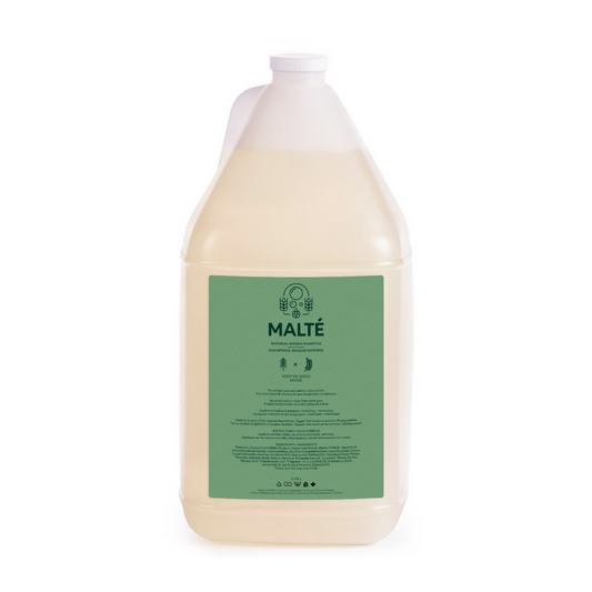 Hydrating and volumizing natural shampoo (Scented Wood) - 3.78L