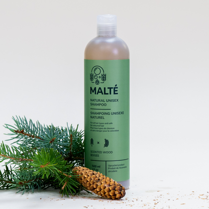 Hydrating and volumizing natural unisex shampoo - Scented wood