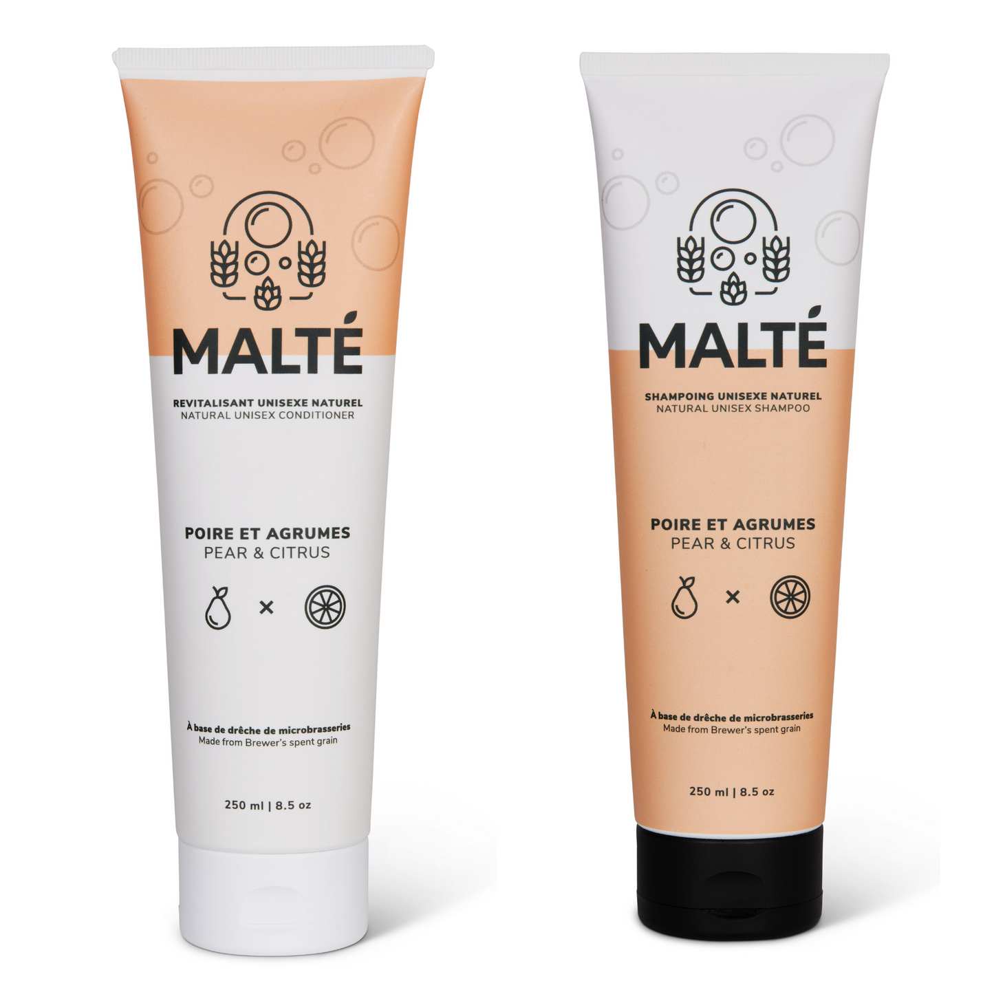 Strengthening natural shampoo and conditioner Duo